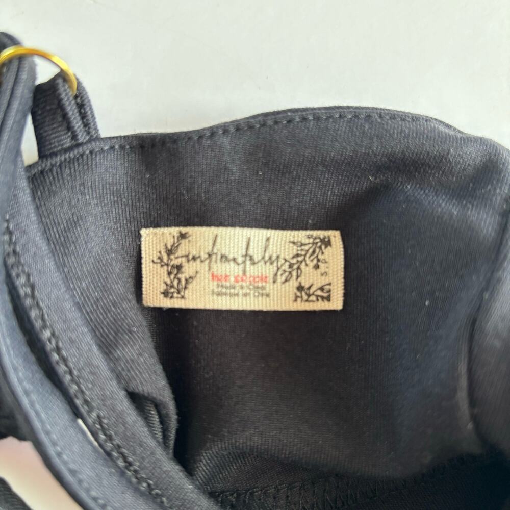 Free People Intimates Black Probably Should Bodycon Mini Dress Size Small - Picture 5 of 8